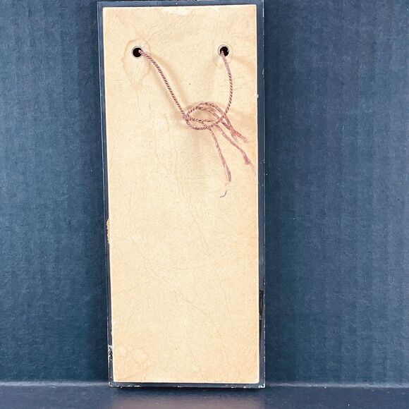 Advertising Thermometer Sign Grandfather Clock Mirror Kearney NE Foundry VTG 8in - Picture 8 of 9